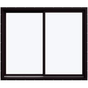 71.3125 in. x 59.5625 in. W-5500 Left-Hand Sliding Wood Clad Window