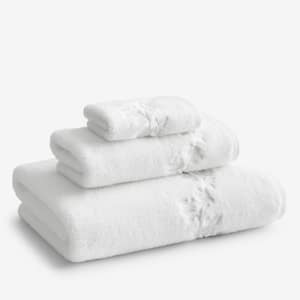 Legends Hotel Brighton Embroidered White Cotton Bath Sheet