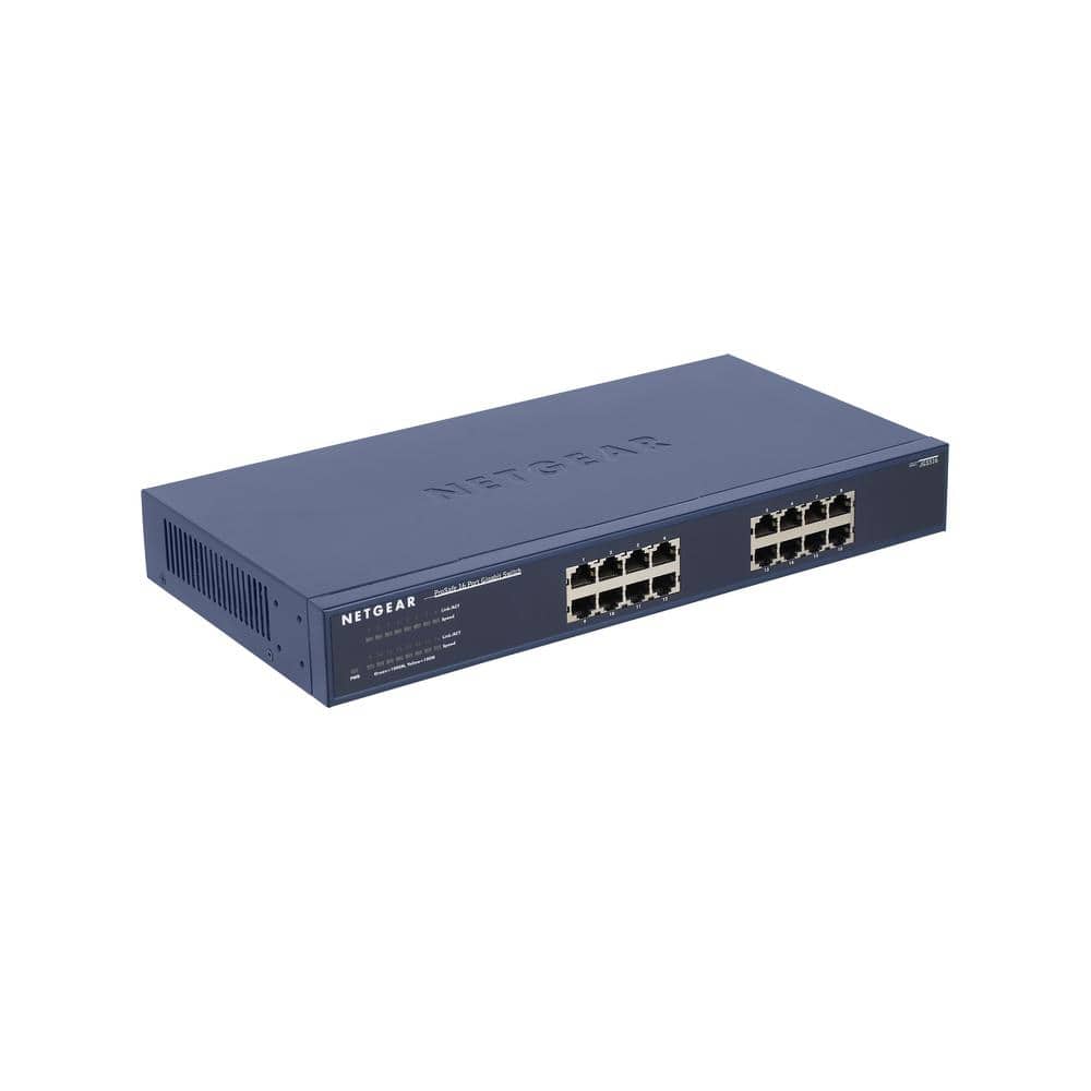 16 port Gigabit Ethernet Switch, Matte Grey