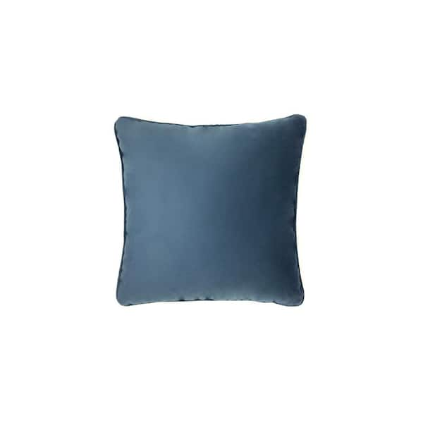 18 Recycled Polyester, Blue And Ivory Pattern Pillow with Polyester Fill -  Decorator's Warehouse