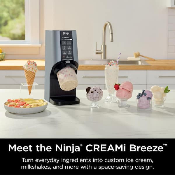  Ninja CREAMi Ice Cream, Sorbet, Milkshake Maker + 3 CREAMi  Pints, Black: Home & Kitchen