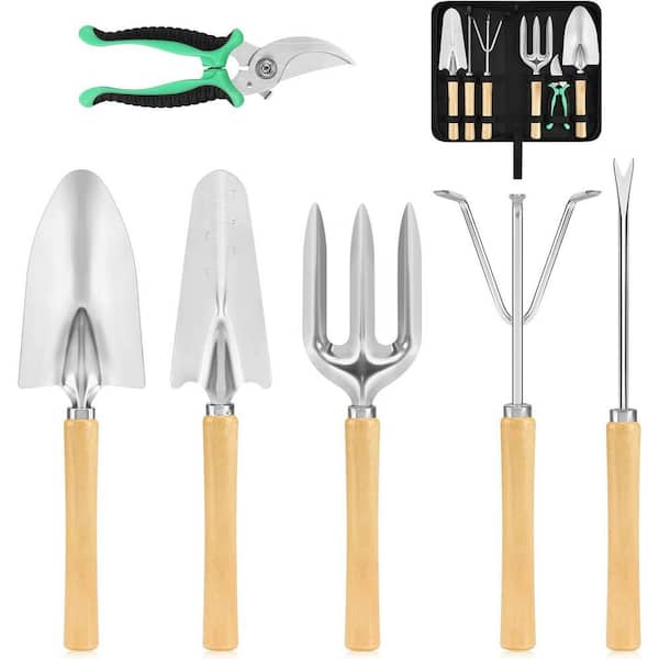 Unbranded 6-Piece Heavy-Duty Stainless Steel Garden Tool Set