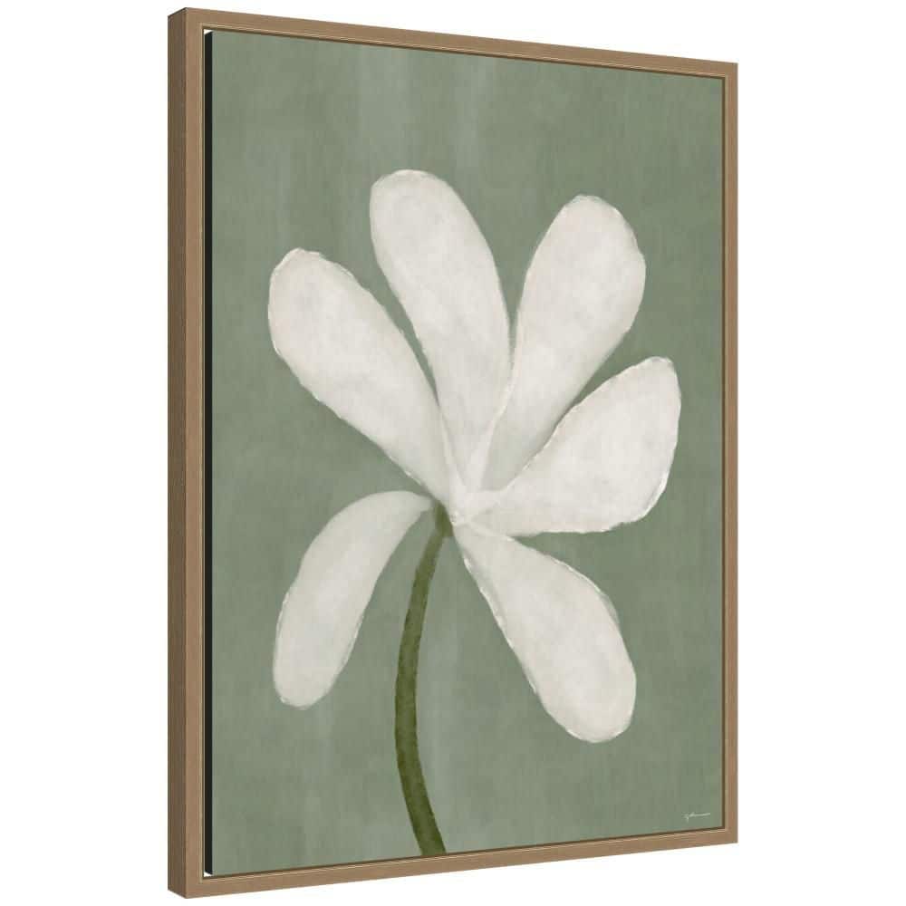 "Sylvie ""White Floral"" by Gabrielly Guedes Flowers Framed Art Print 24 in. x 18 in." price history on PriceWatchPro