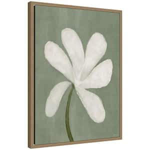 Sylvie White Floral by Gabrielly Guedes Flowers Framed Art Print 24 in. x 18 in.