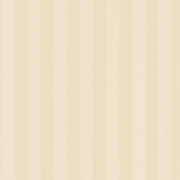 Matte and Shiny Embossed Striped Wallpaper in Pale Yellow Gold