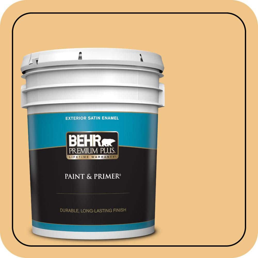 5 gal. #PMD-30 Pollen Grains Satin Enamel Exterior Paint & Primer price history on PriceWatchPro