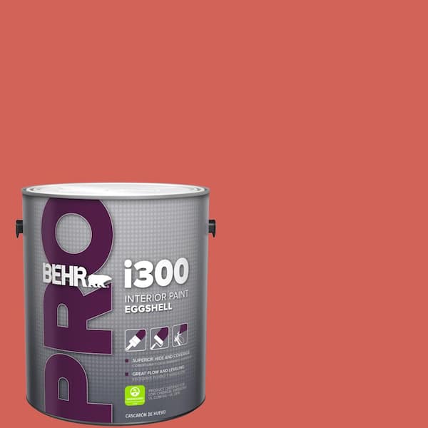 BEHR PRO 1 gal. #HDC-MD-05 Desert Coral Eggshell Interior Paint