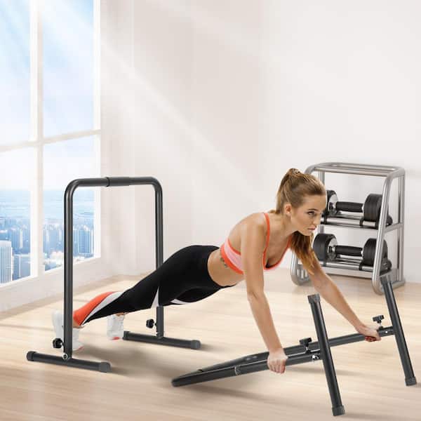 VEVOR Dip Bars 440 lbs. Capacity Heave Duty Dip Stand Station with