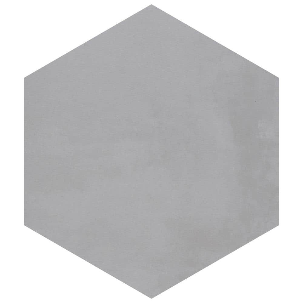 Merola Tile Recycle Hex River White 8-1/2 in. x 9-7/8 in. Porcelain Floor and Wall Tile (4.05 sq. ft./Case) -  FBK10XRRW