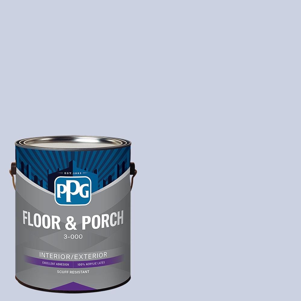 1 gal. PPG1245-3 Sweet Emily Satin Interior/Exterior Floor and Porch Paint -  PPG1245-3FP-1SA