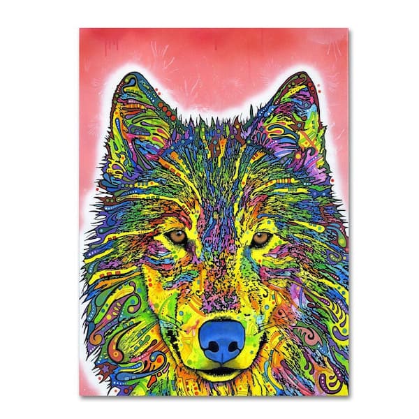 Trademark Fine Art 18 in. x 24 in. Wolf Canvas Art