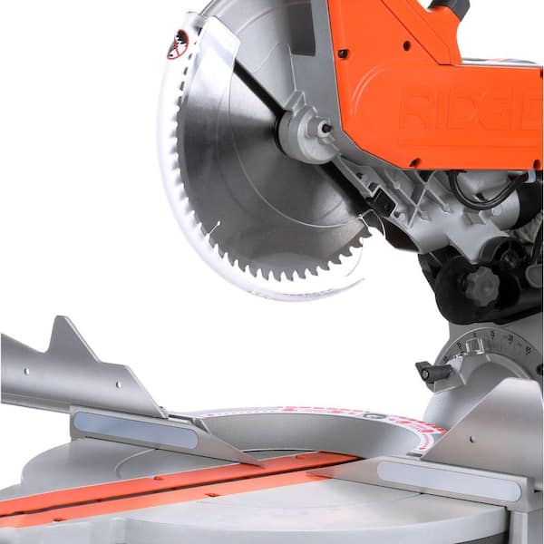 RIDGID 15 Amp 12 in. Sliding Compound Miter Saw with Adjustable