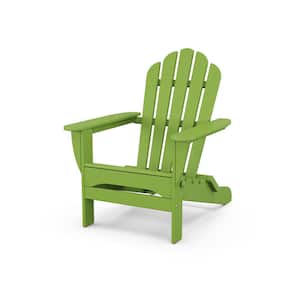 Monterey Bay Folding Adirondack Chair in Lime