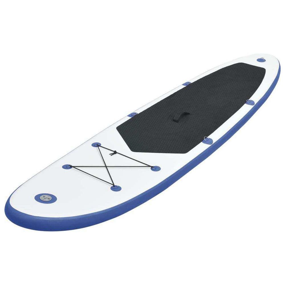 and Inflatable Set H-D0102HEVXQG Home SUP Surfboard Board Blue Depot Paddle The Up Stand - White