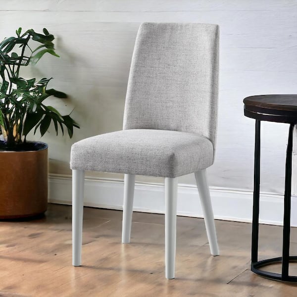 HomeRoots Gray Parsons Chair Set of 1