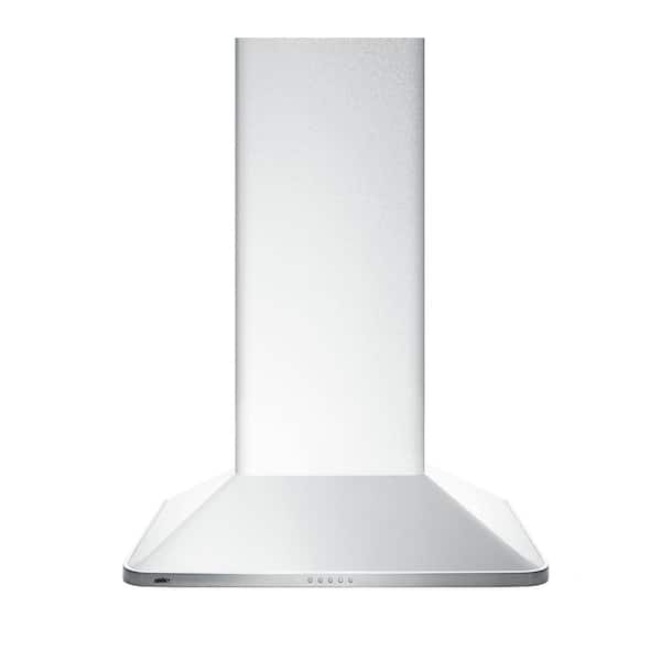 Summit Appliance 24 in. Convertible Wall Mount Range Hood in Stainless Steel with 2 Charcoal Filters
