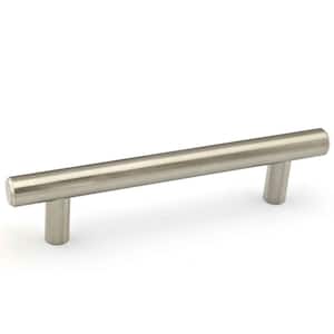 Roosevelt Collection 4-1/4 in. (108 mm) Center-to-Center Brushed Nickel Contemporary Drawer Pull