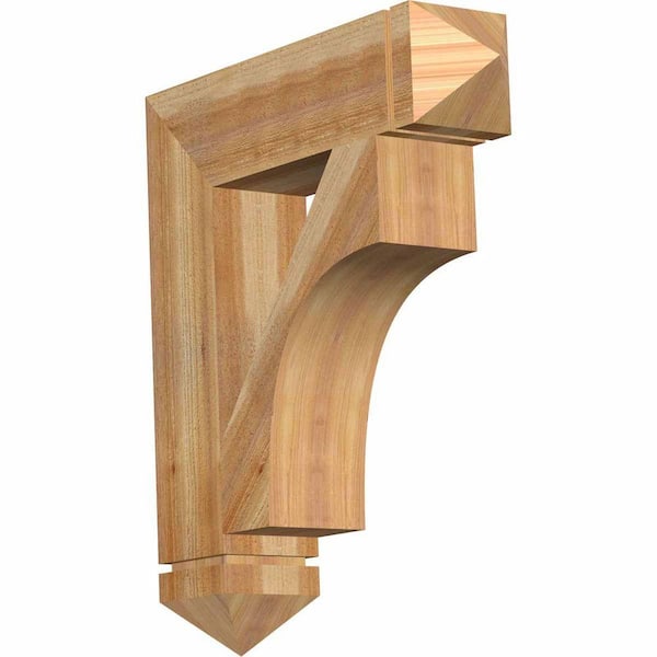 Ekena Millwork 6 in. x 30 in. x 26 in. Western Red Cedar Westlake Arts and Crafts Rough Sawn