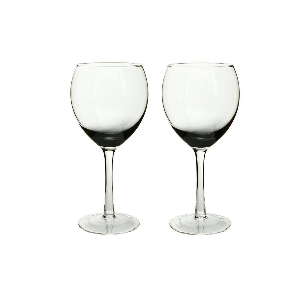 DENBY JET Red Wine Glasses X2 Brand New. 