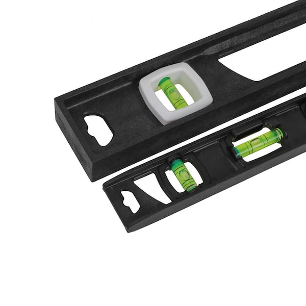Husky Poly 24 in. I-Beam Level and 9 in. Torpedo Level (2