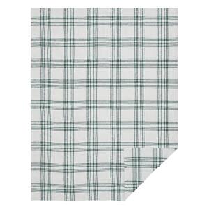 Pine Grove Plaid Twin Cotton Coverlet