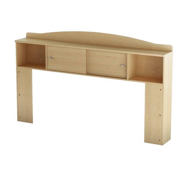 South Shore Clever Lateral Storage for Twin Storage Bed in Natural Maple-DISCONTINUED
