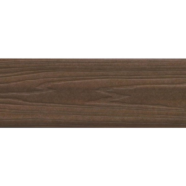 Fiberon ArmorGuard 15/16 in. x 5-1/4 in. x 16 ft. Forest Brown Grooved Edge  Capped Composite Decking Board BRDAGG FBR 16 - The Home Depot