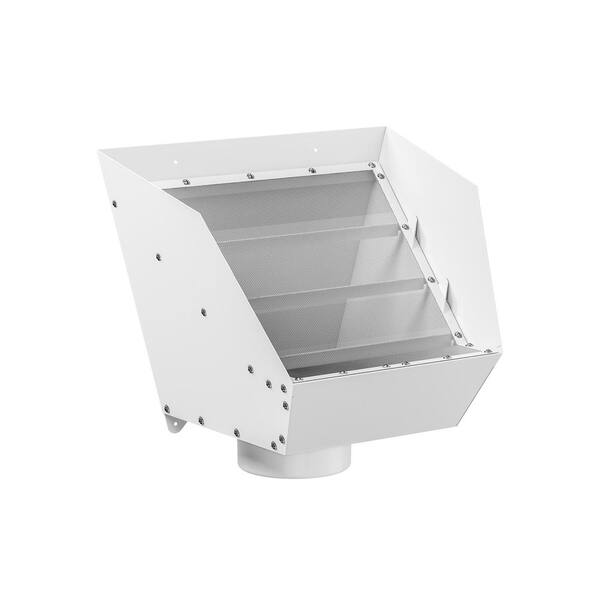 Rain Harvesting Leaf Eater Commercial (Zincalume) 6 in. RHCL22