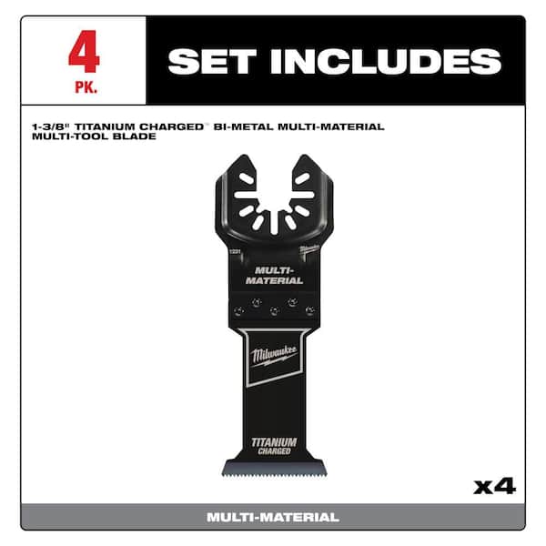 1-3/8 in. NITRUS Carbide Universal Fit Xtreme Metal Cutting Oscillating Multi-Tool Blade w NITRUS Carbide Blade (4-PC)
