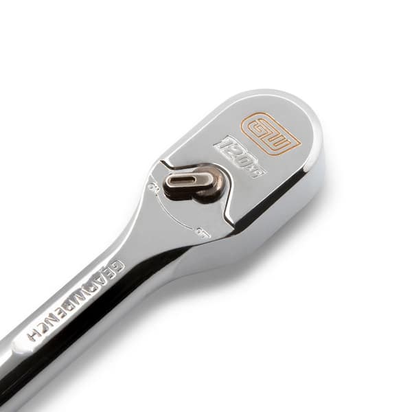 GEARWRENCH 1/4 in. Drive 120XP Full Polish Chrome Teardrop Ratchet