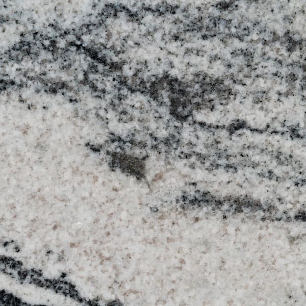 3 in. x 3 in. Granite Countertop Sample in Silver Cloud