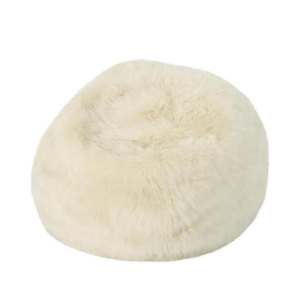 Noble House Lowery Taupe Bean Bag Cover (25 in. x 34 in. x 34 in.)