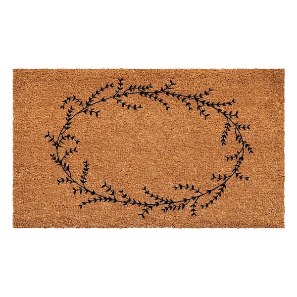 Rustic Leaf Vine Multi-Colored 24 in. x 36 in. Indoor or Outdoor Doormat