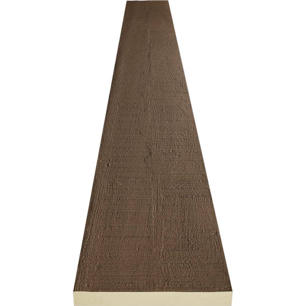 Honey Wheat Rough Cedar Faux Wood Beam Plank 8' x 6"