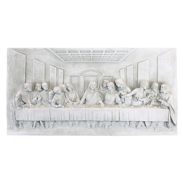 Design Toscano 12 in. x 23 in. The Last Supper Wall Frieze KY11448