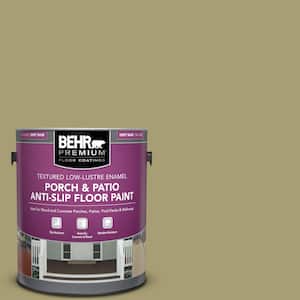 1 gal. #PPU9-04 Fresh Olive Textured Low-Lustre Enamel Interior/Exterior Porch and Patio Anti-Slip Floor Paint