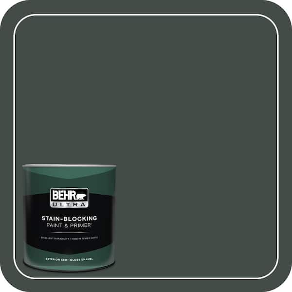 BEHR ULTRA 1 qt. Home Decorators Collection #HDC-CL-21 Sporting Green Semi-Gloss Enamel Exterior Paint & Primer