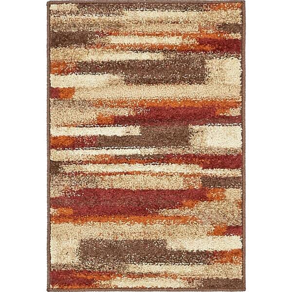 Unique Loom Autumn Wheat Multi 2' 0 x 3' 0 Area Rug