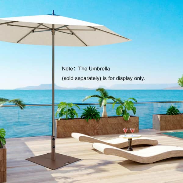 10 hanging umbrella patio sun shade offset 10 Feet Offset Hanging Umbrella Base Patio Cantilever Umbrella