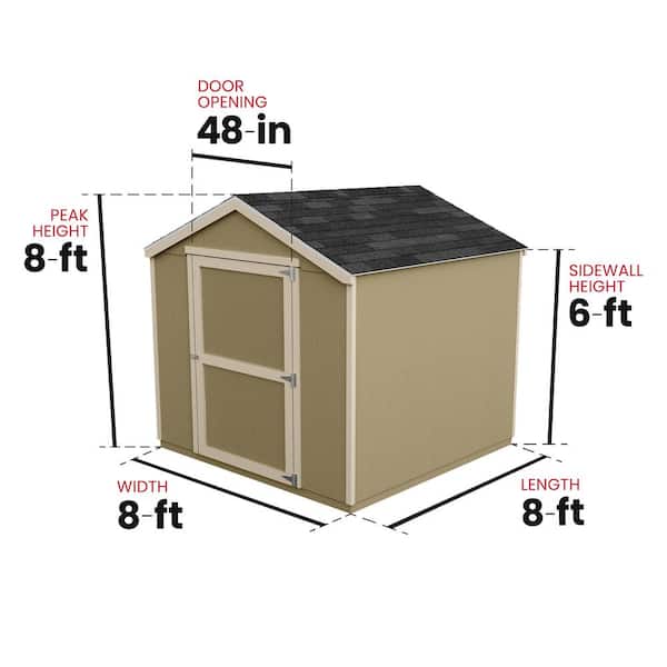 サン・ハウス、SON HOUSE Handy Home Products Professionally Assembled Madera 8 ft. W