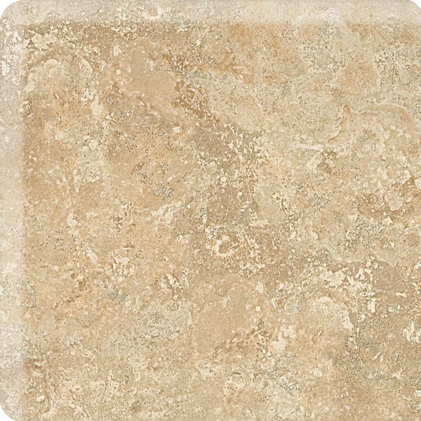Daltile Fantesa Cameo 2 in. x 2 in. Glazed Ceramic Bullnose Corner Wall Tile (0.056 sq. ft. / piece)
