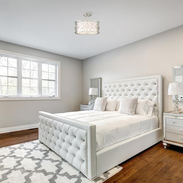 Designers Fountain Brentwood 5-Light Satin Platinum Transitional Chandelier
