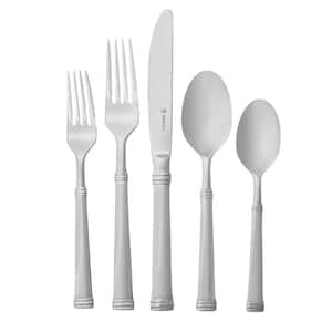 Plaza 65-Piece Service Set for 12 18/10 Stainless Steel Flatware Set