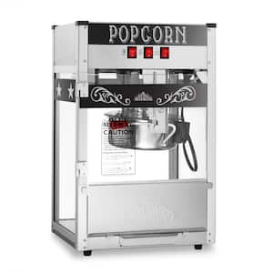 900 W 8 oz. Black Bar Style Popcorn Machine