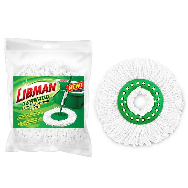 Libman Microfiber Tornado Spin Mop Refill (8-Pack) 1584 - The Home
