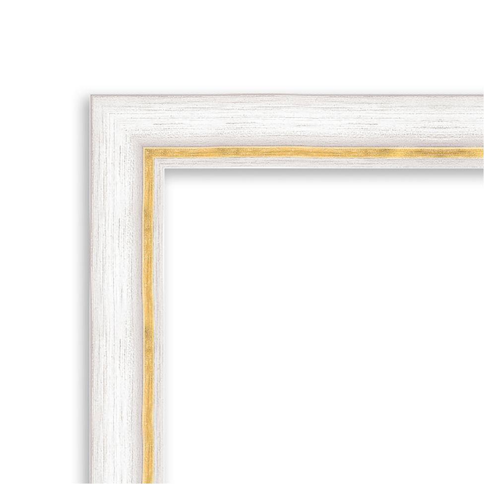 Morgan White Gold 11x14 Wood Wall Picture Frame