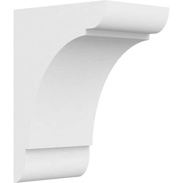 Ekena Millwork 7 in. x 14 in. x 10 in. Standard Olympic Architectural Grade PVC Corbel