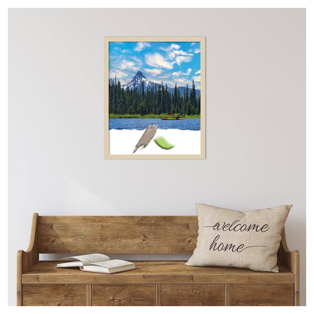 Amanti Art Svelte Natural Wood Picture Frame Opening Size 18x22 in.