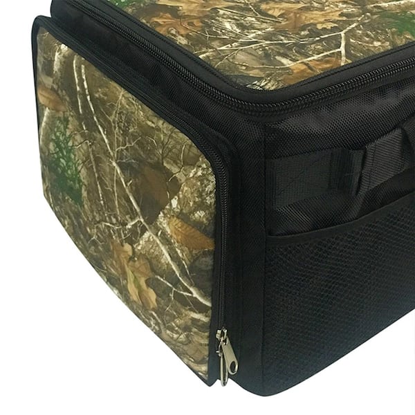 COOLER Camo Removable Insulated Lunch Bag Zip Out Liner School Hunting Camping 