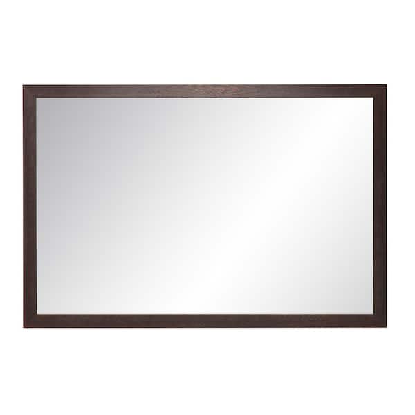 BrandtWorks 29 in. W x 52 in. H Rectangle Framed Wooden Mirror